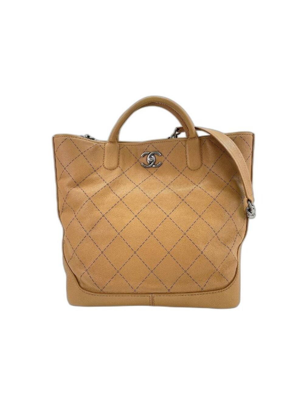 Chanel Tote 2-Way Beige